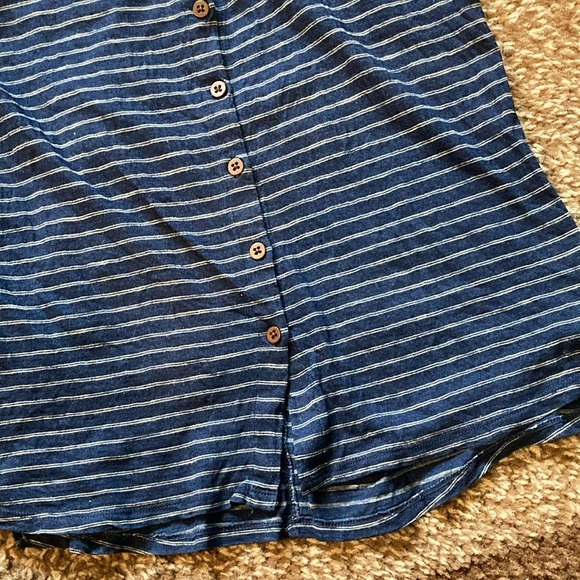 Universal Thread Blue Fitted Scoop Neck Tank Top - Picture 4 of 12